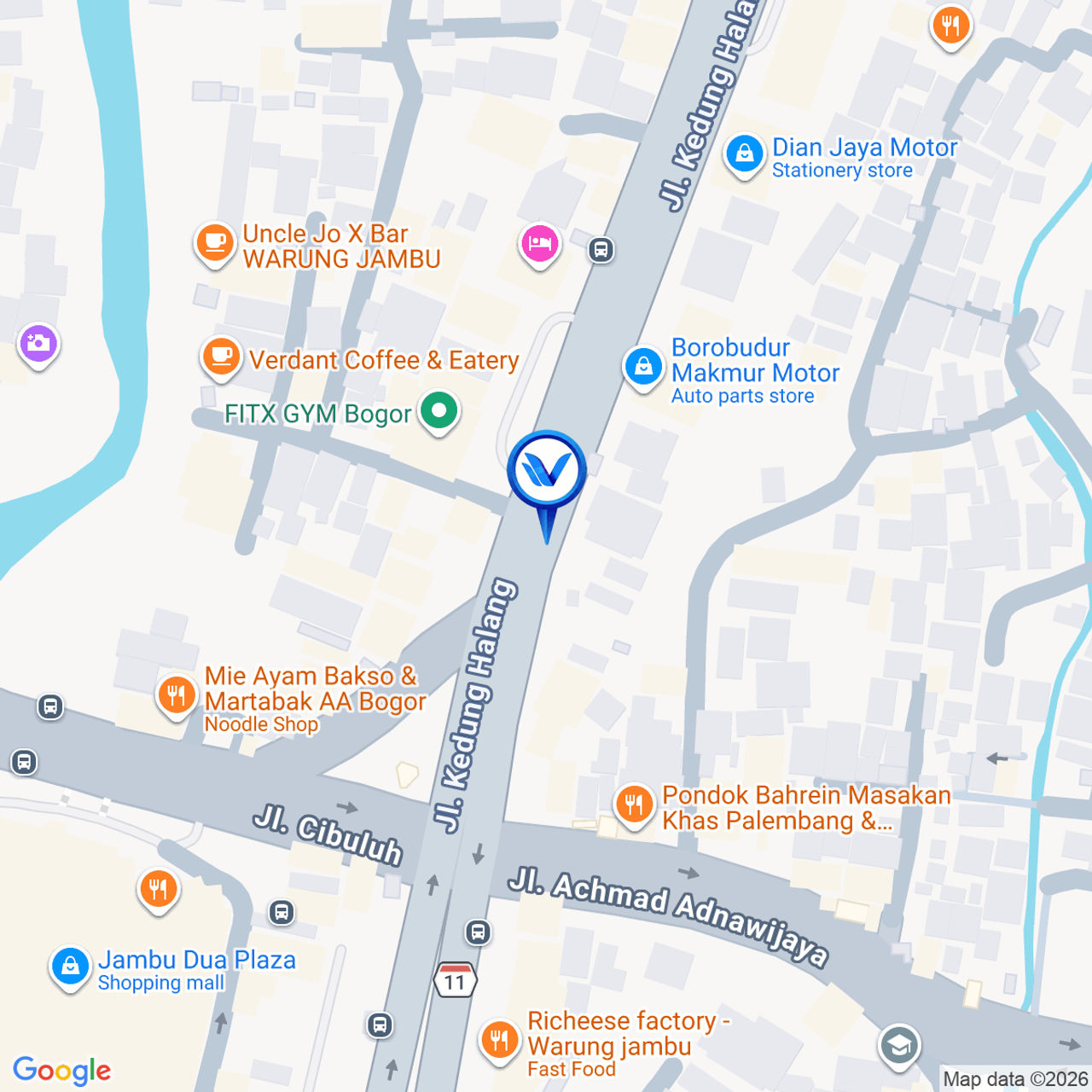 Peta Lokasi Jl. KS. Tubun (Dekat Toko Tenaga Baru), Bogor