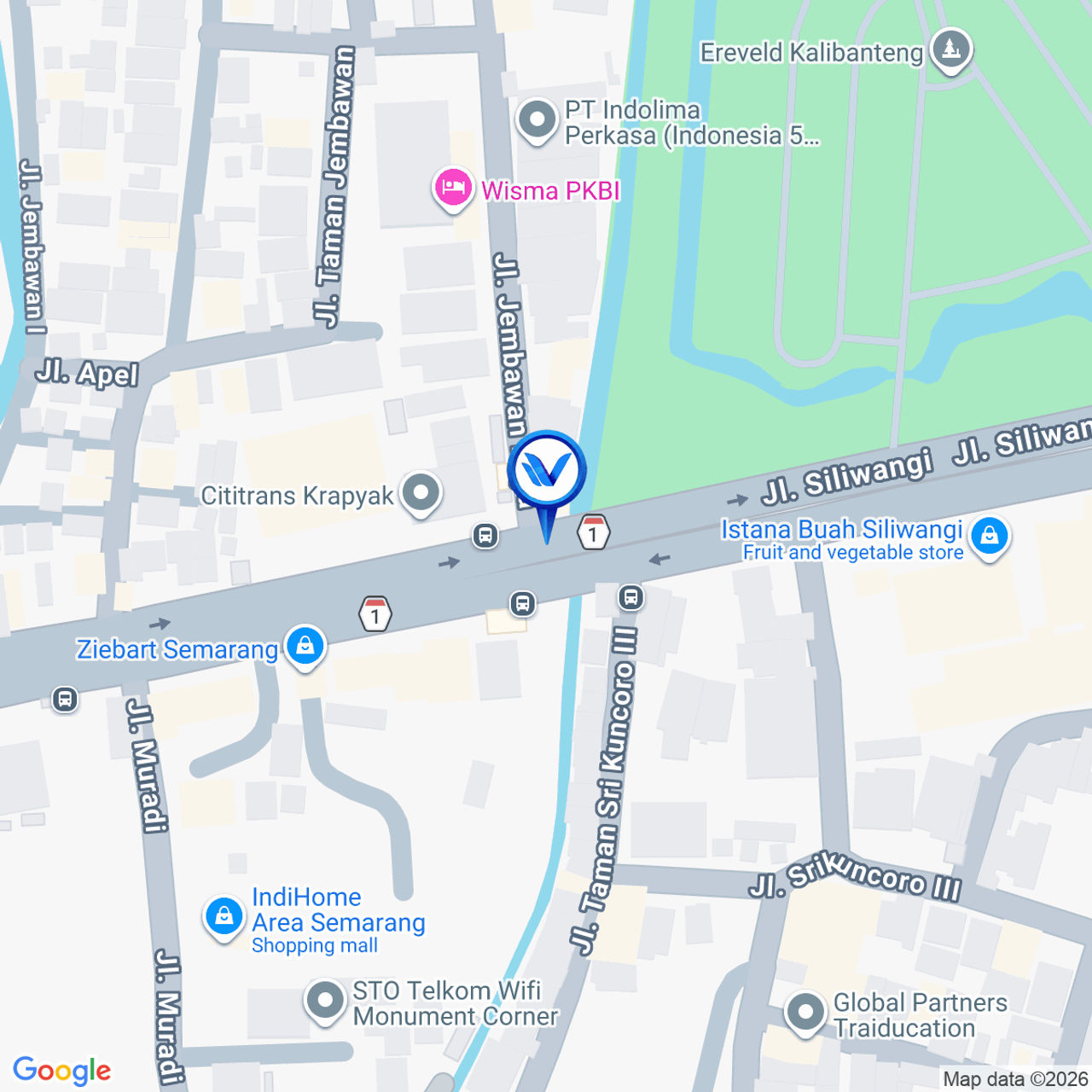 Peta Lokasi Jl. Siliwangi Depan Informa, Semarang