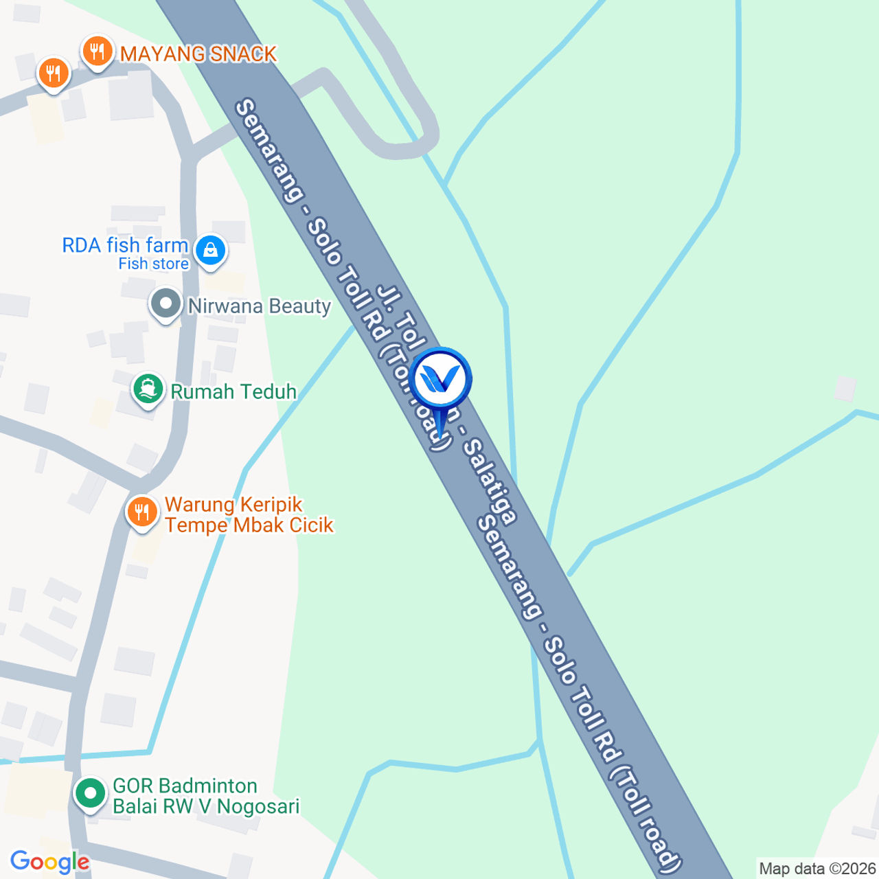 Peta Lokasi Jl. Tol Solo - Semarang, Semarang