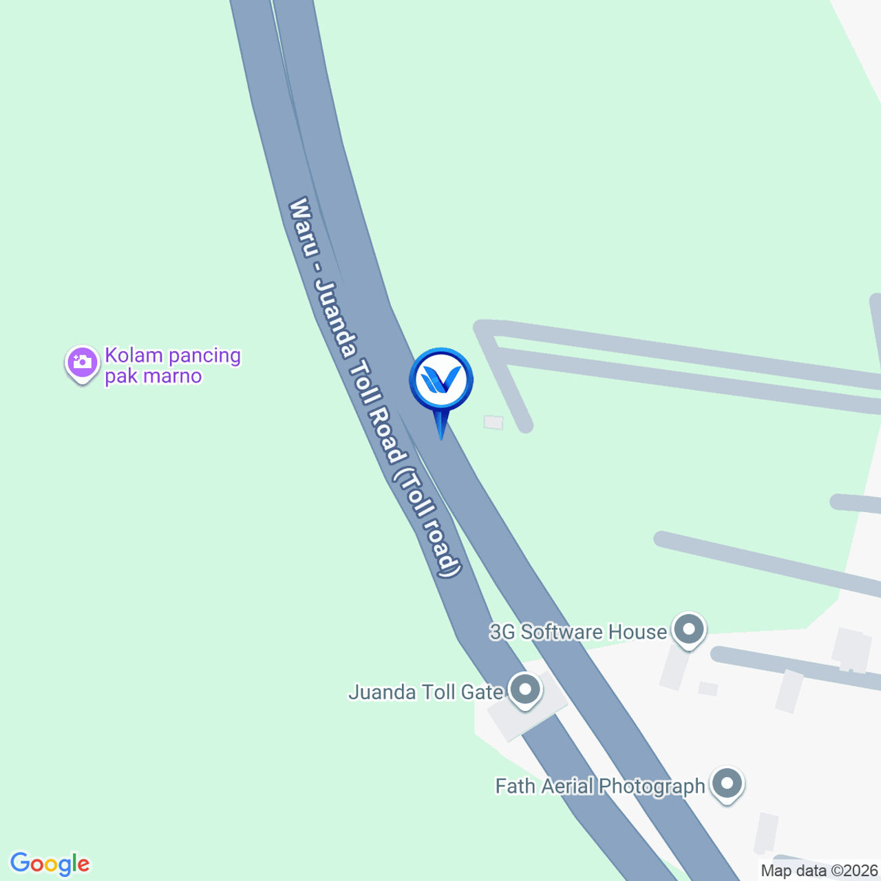 Peta Lokasi Jl. Tol Waru - Juanda, Sidoarjo