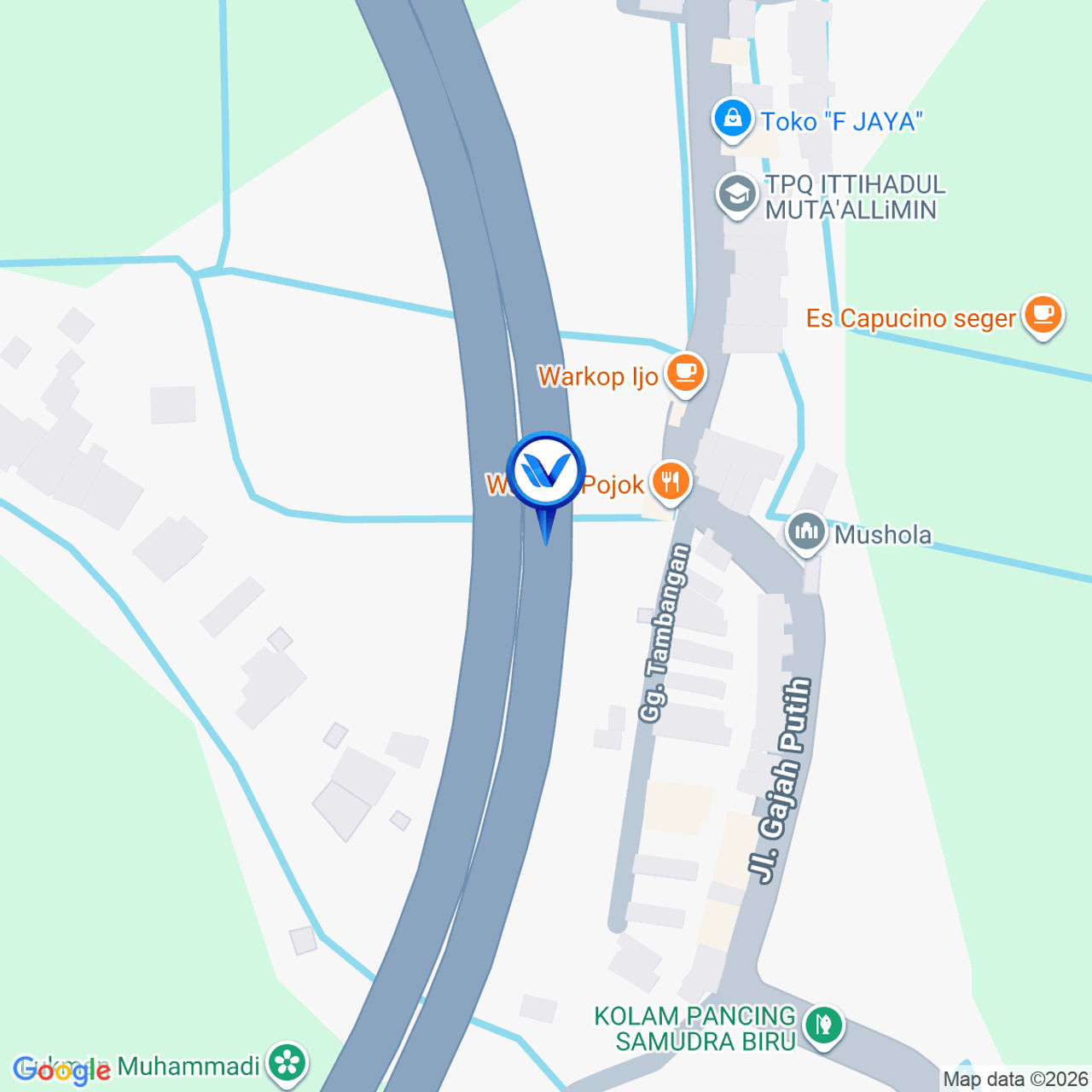 Peta Lokasi Jl. Tol Waru - Juanda, Sidoarjo