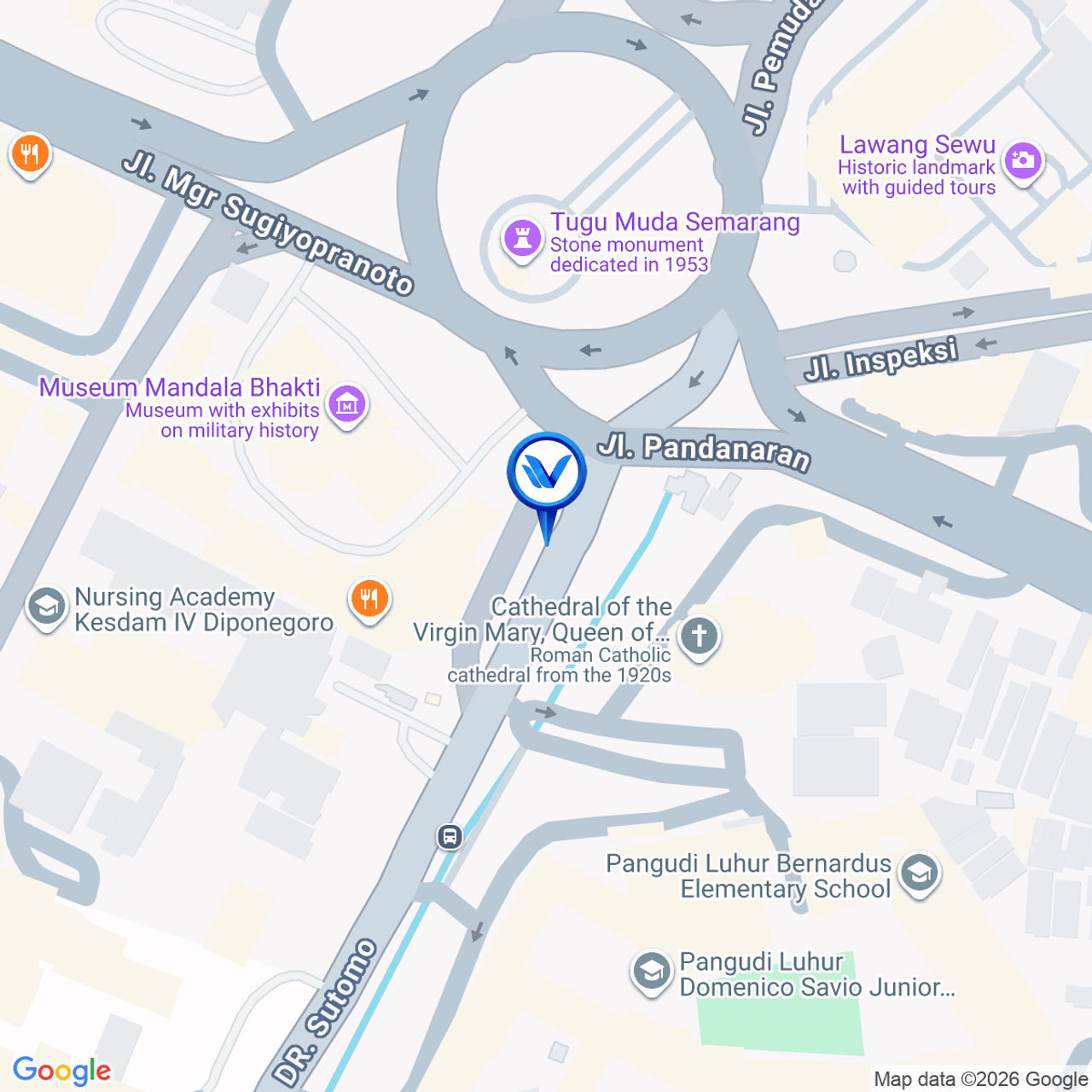 Peta Lokasi Jl. Dr Sutomo, Semarang