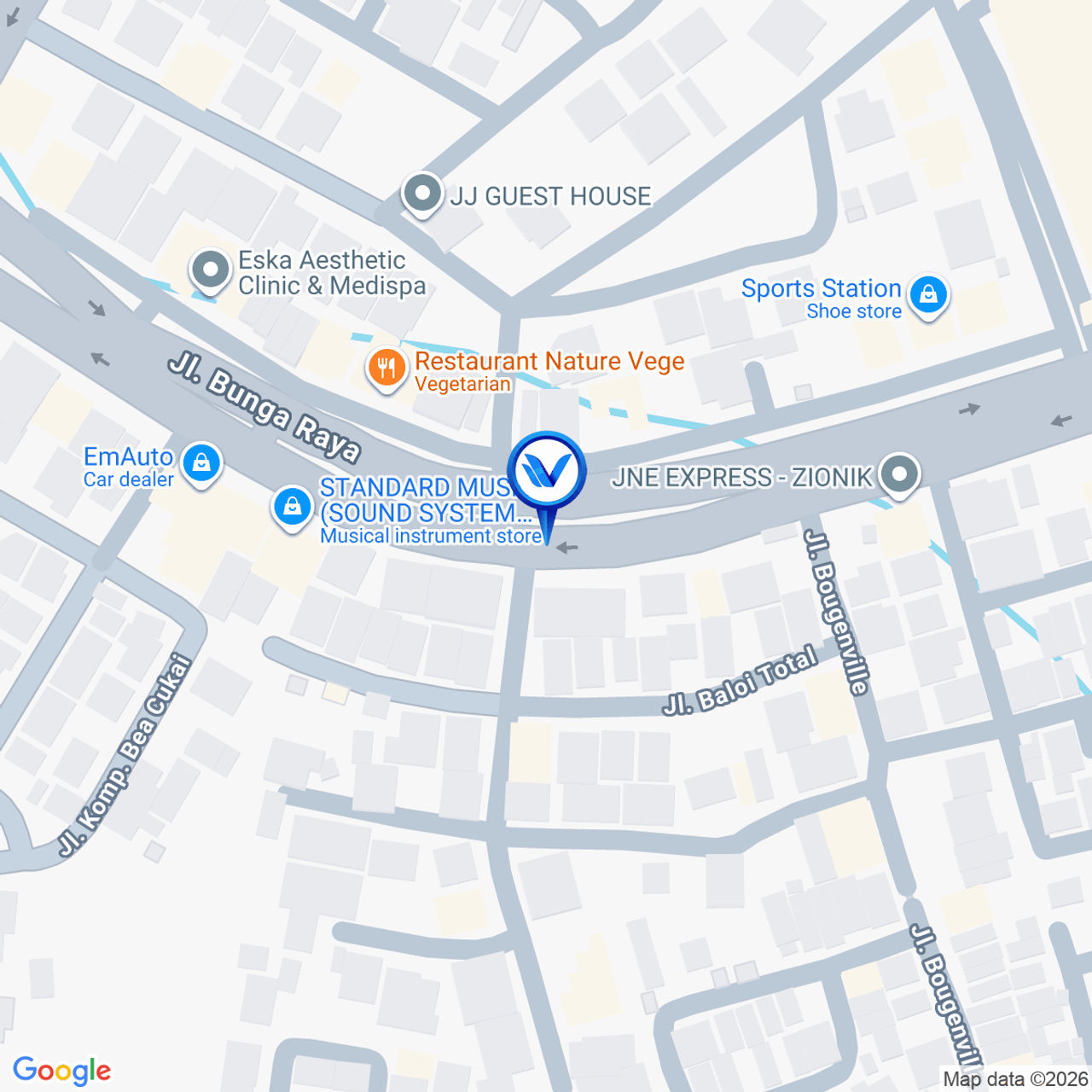 Peta Lokasi JL. BUNGA RAYA, BALOI, BATAM
