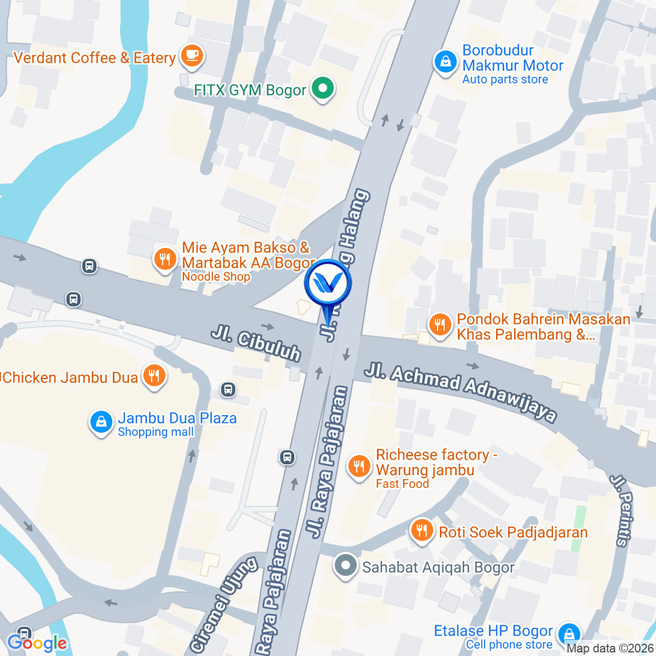 Peta Lokasi JL. Padjajaran / KS Tubun (Taman Jambu 2) 3, Bogor