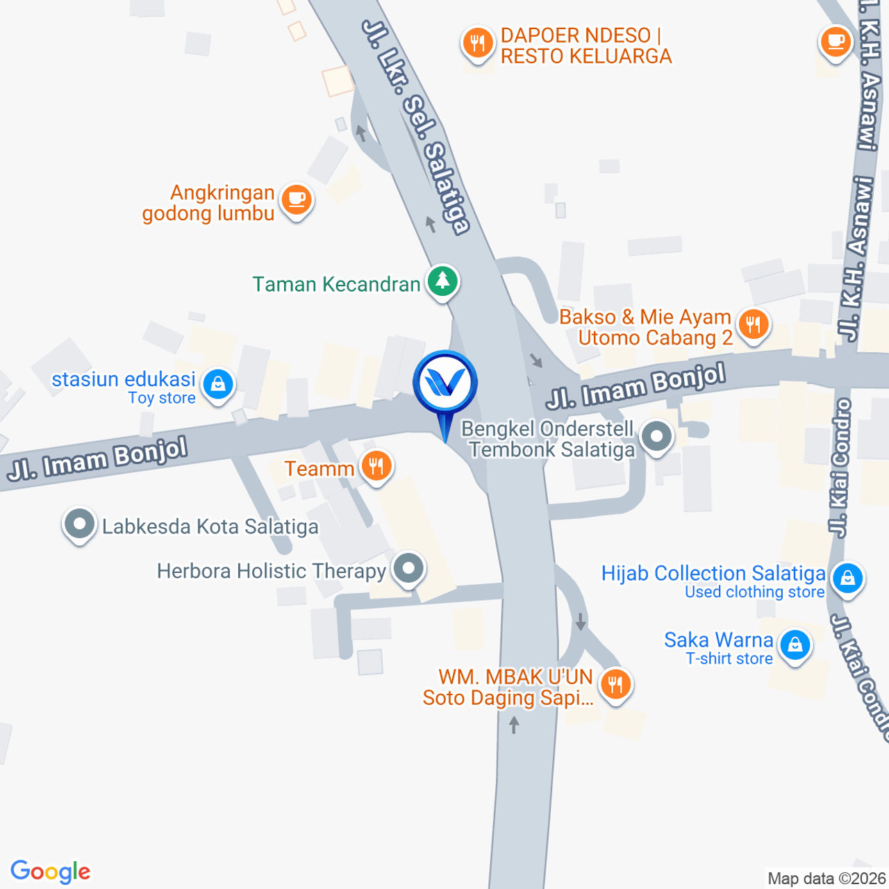 Peta Lokasi Jl. Lingkar Salatiga | Kecandran, Salatiga