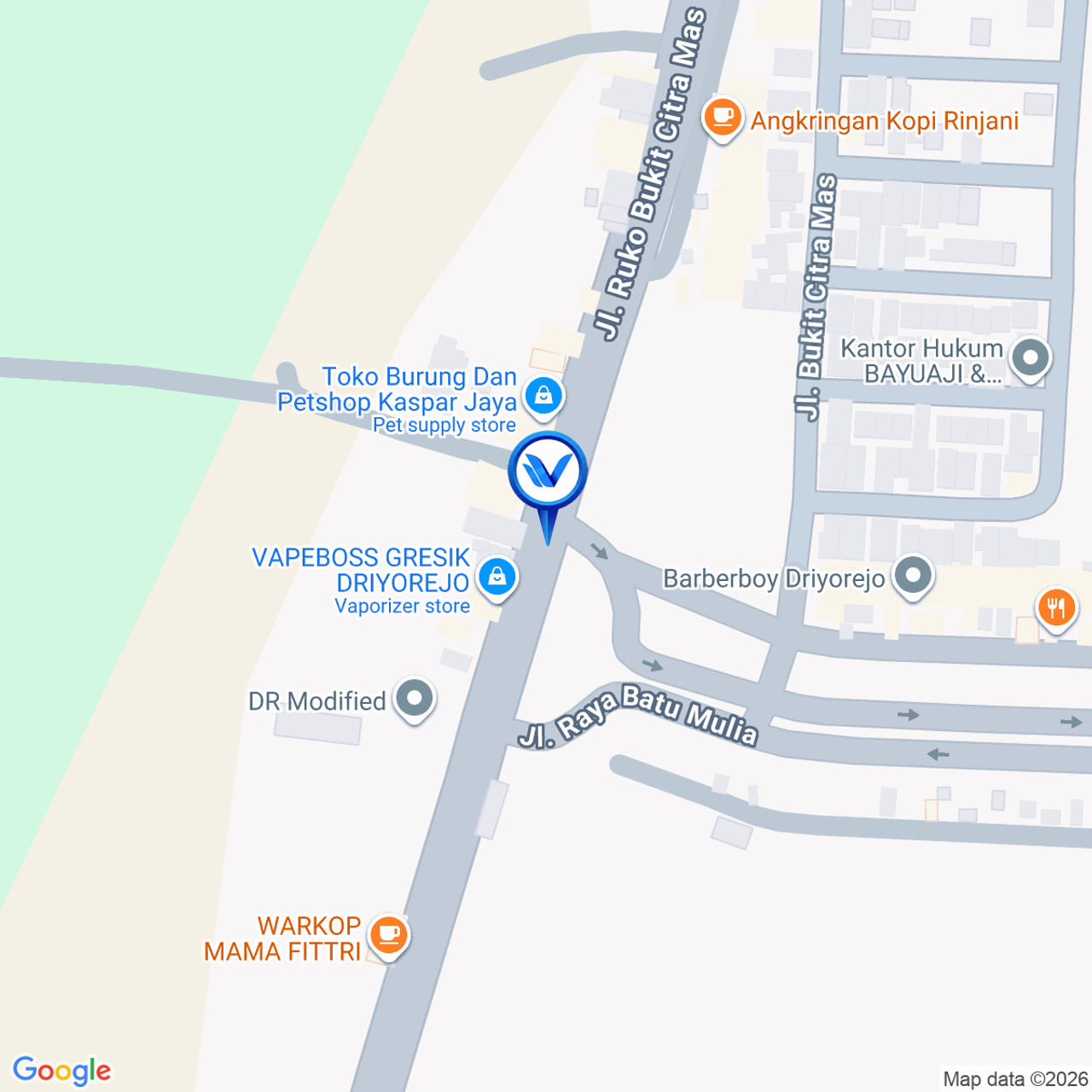 Peta Lokasi JL. RAYA PETIKEN, DRIYOREJO (GERBANG KBD) KAB. GRESIK