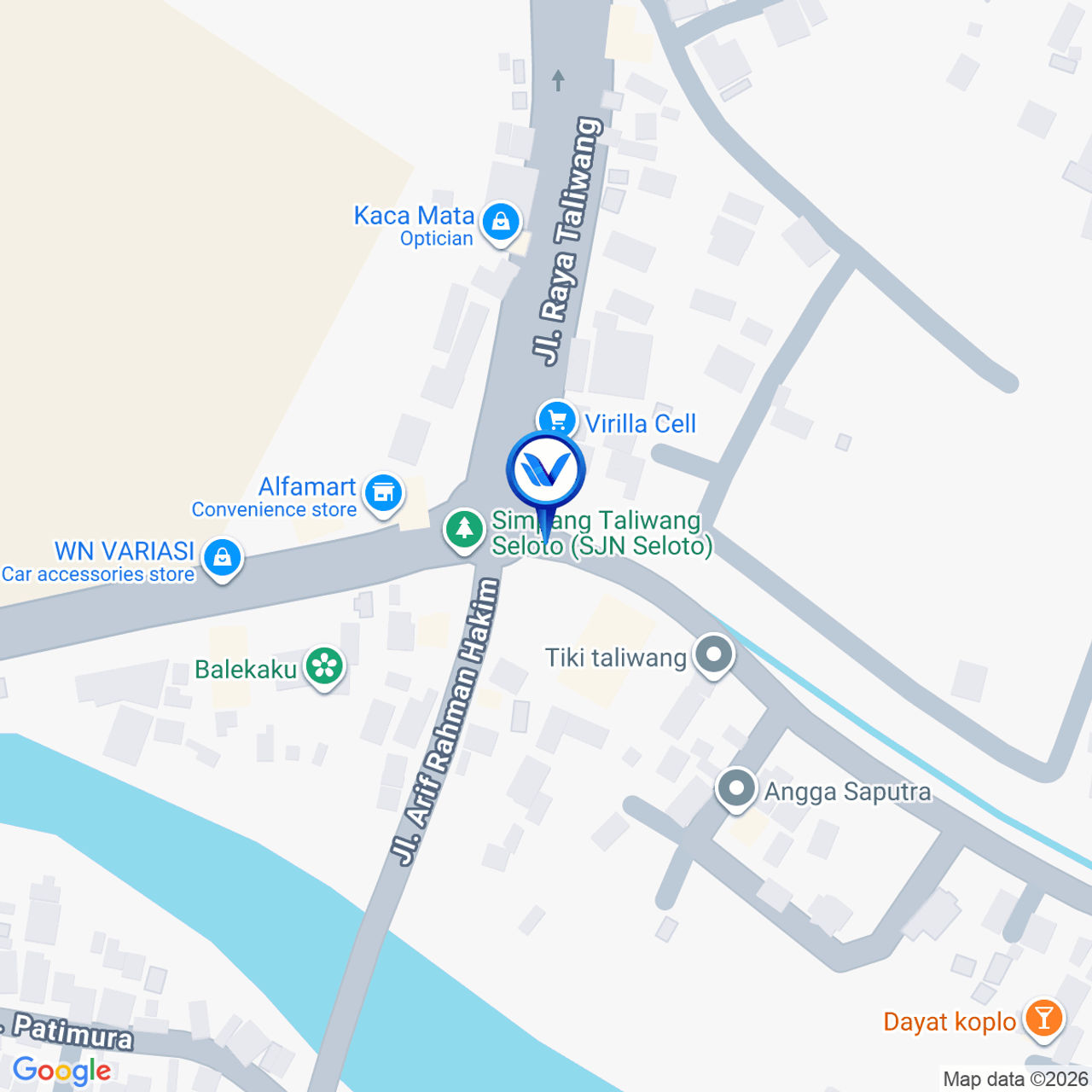 Peta Lokasi Jl. Raya Taliwang (Simpang Taliwang), Sumbawa Barat