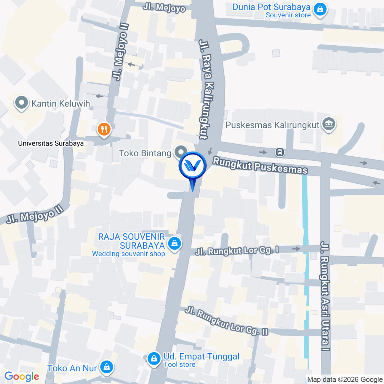 Peta Lokasi Jl. Raya KaliRungkut RUNGKUT (DEKAT CAREFOUR), Surabaya