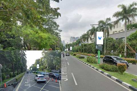JL. PINTU SATU (LED LAMP POLE GBK), JAKARTA PUSAT