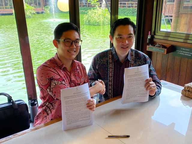 Penandatanganan Kerjasama Damai Putra Group dengan Talaga Sampireun