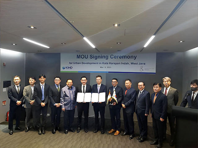 Penandatanganan Nota Kesepahaman (MoU) Dengan Korea Overseas Infrastructure and Urban Development Corporation (KIND)
