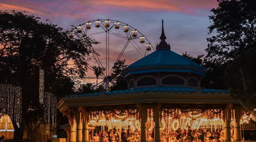 Grand Carousel and Wheel of Fate