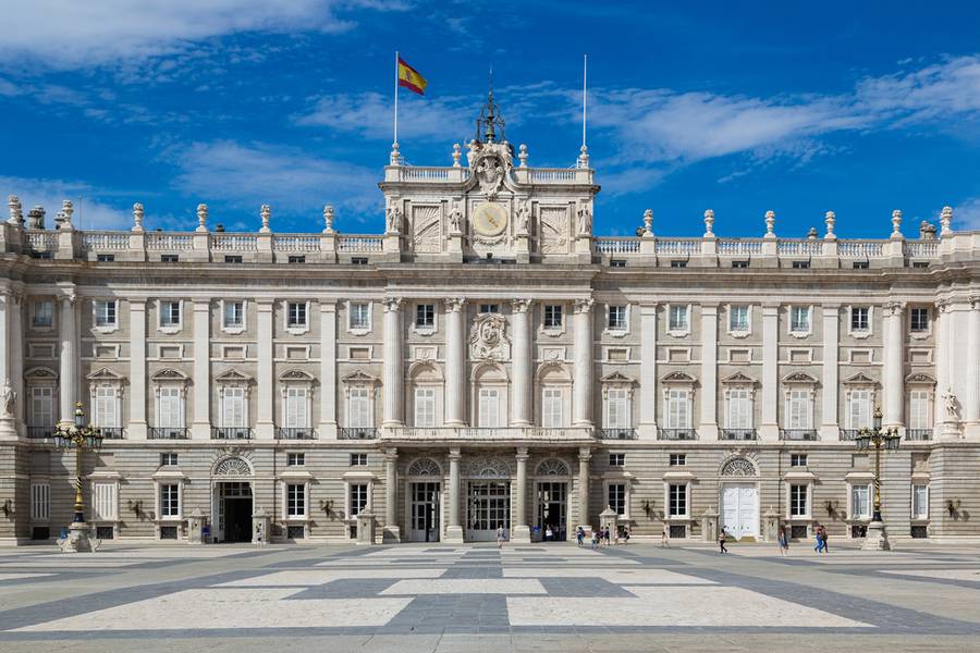 elegant royal palace