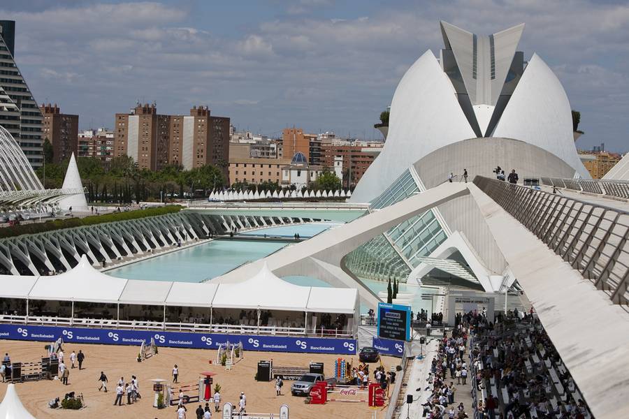 abnormal building with people