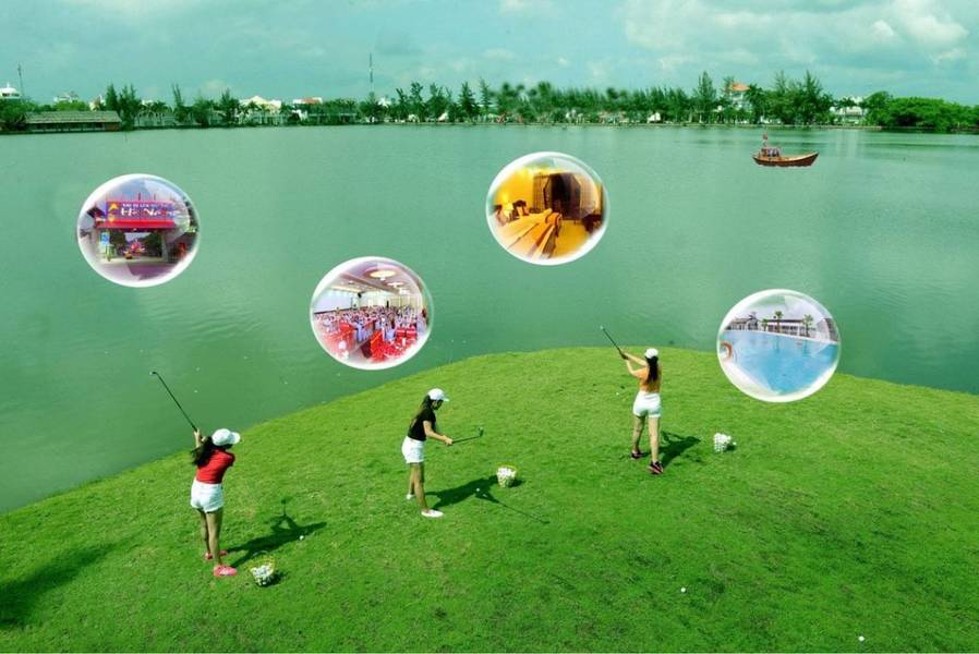 Khu đánh Golf tại Hồ Nam