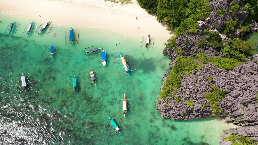 Đảo Caramoan nhìn từ trên cao