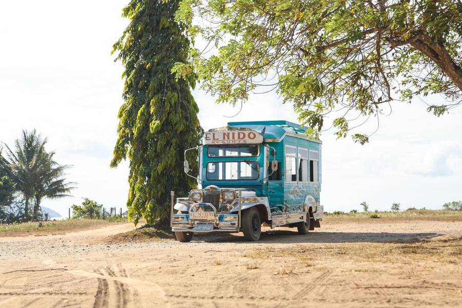 Ngồi xe Jeepney tại EL Nido