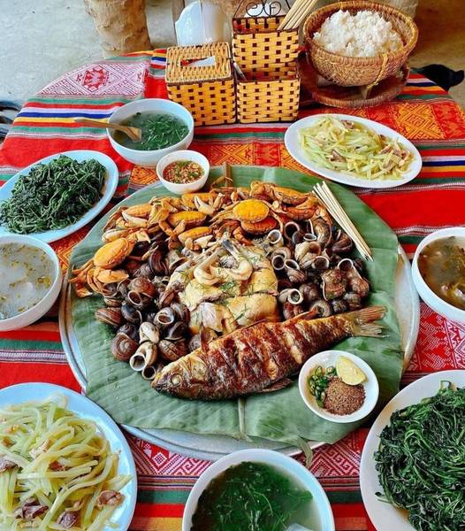 Đặc sản tại thác Mu