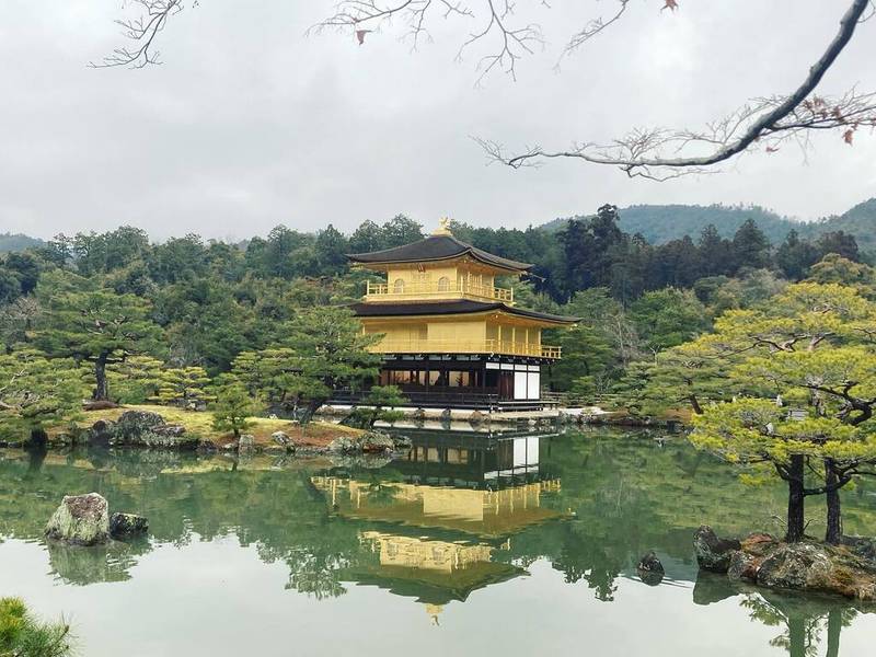 Chùa vàng Kinkakuji ở Nhật Bản
