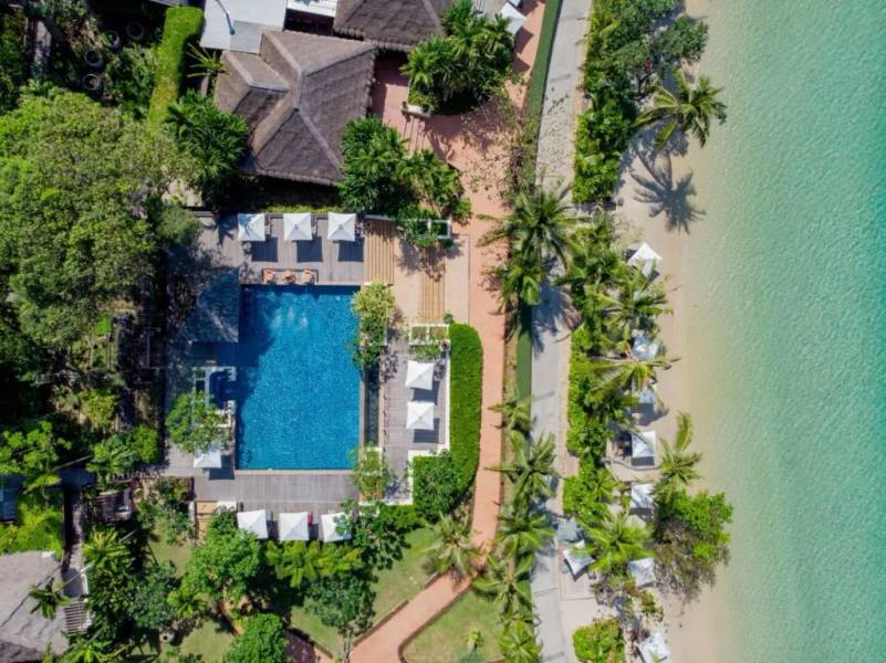 View khách sạn từ trên cao