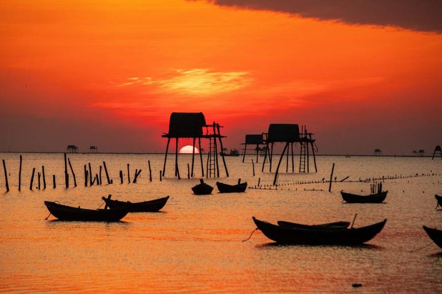Hoàng hôn tại Đồng Châu 