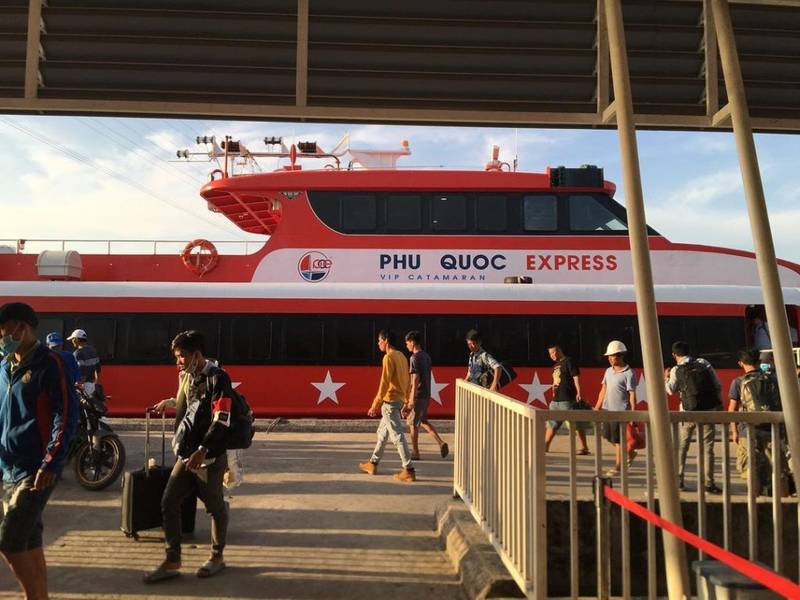 Tàu cao tốc đi Phú Quốc