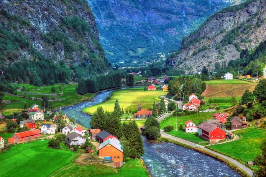 สถานที่ท่องเที่ยวประเทศนอร์เวย์ ซอก์งเนฟยอร์ด (Sognefjord)