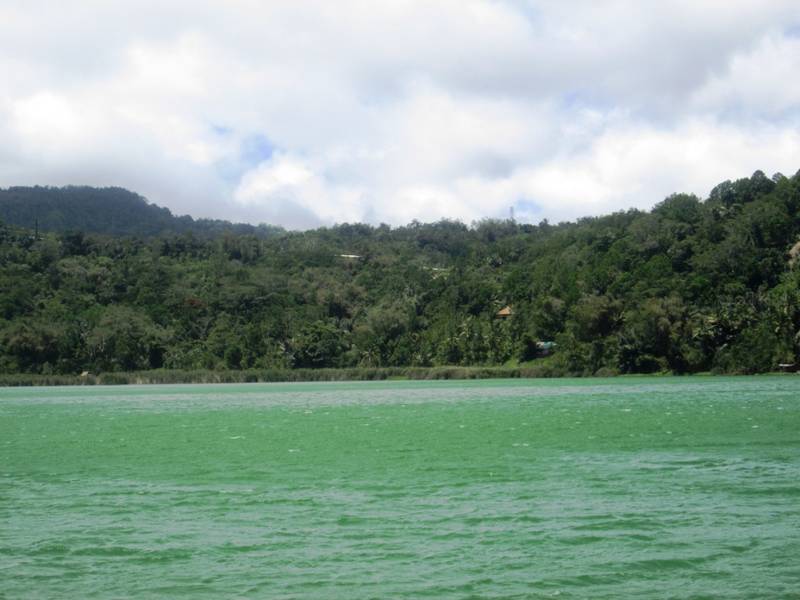 Lokasi Danau Linow di tomohon