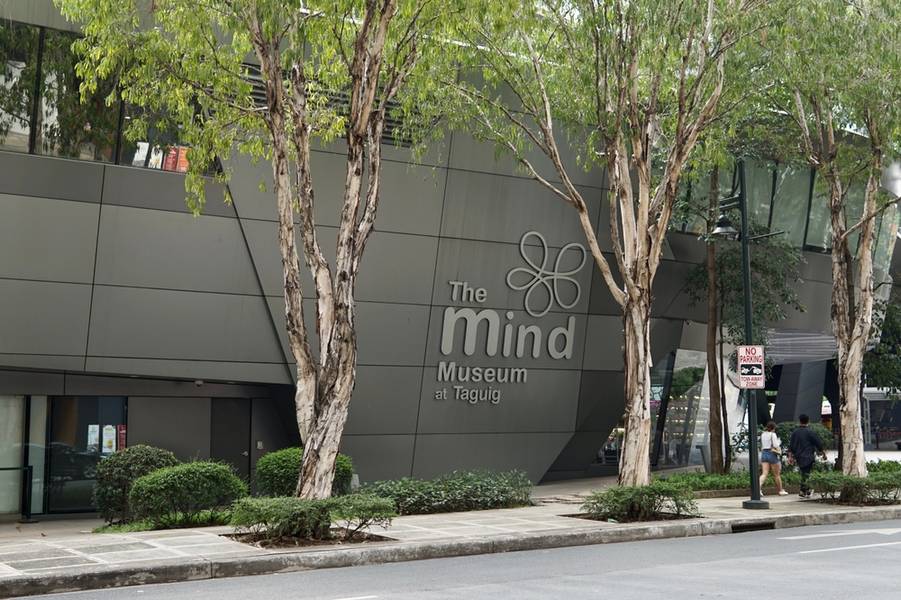 TheMind Museum building at the Bonifacio Global City, or BGC, in Taguig.
