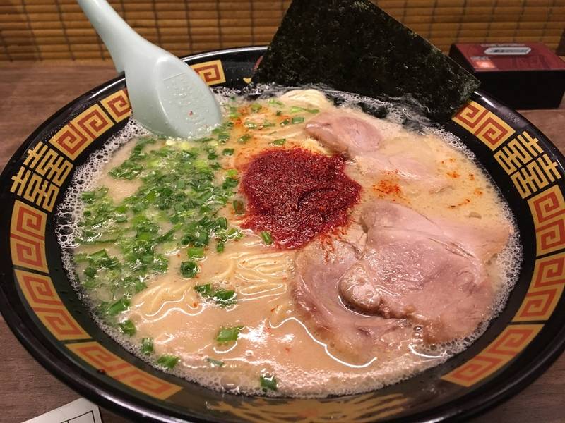 Delicious ramen at Ichiran Ramen restaurant in Dotonbori.