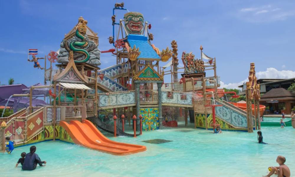Khu Hanumans Splash trong công viên nước Ramayana
