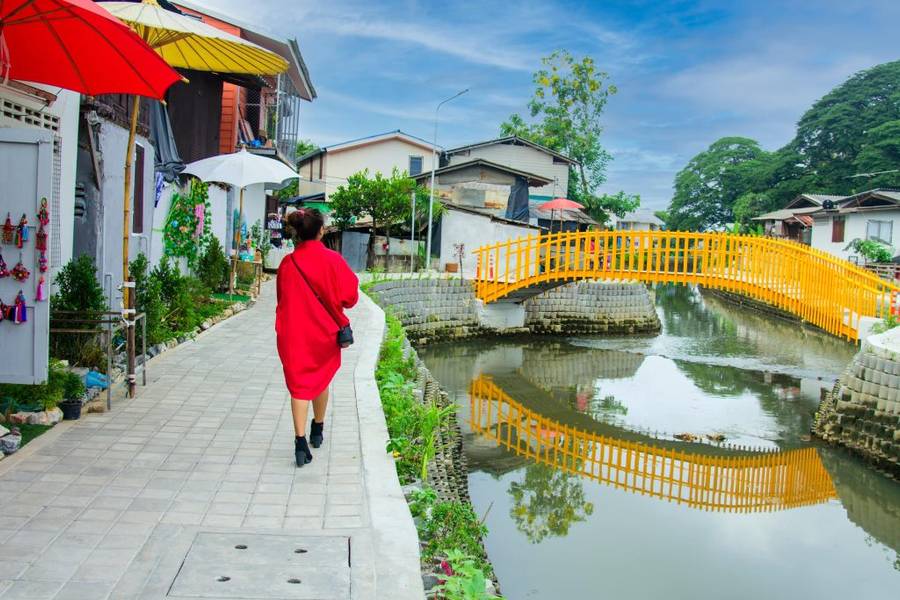 Travel in Khlong Mae Kha, Chiang Mai Province