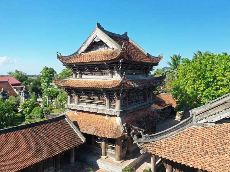 chùa Keo | tháp chuông chùa Keo