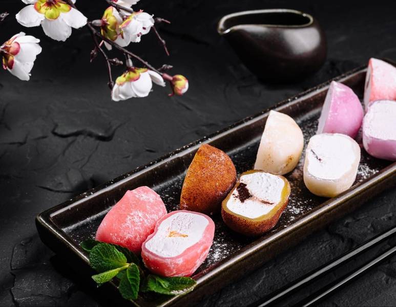 Mochi anh đào - món ăn ngọt mát phổ biến ở Hàn Quốc | Mùa hoa anh đào Hàn Quốc