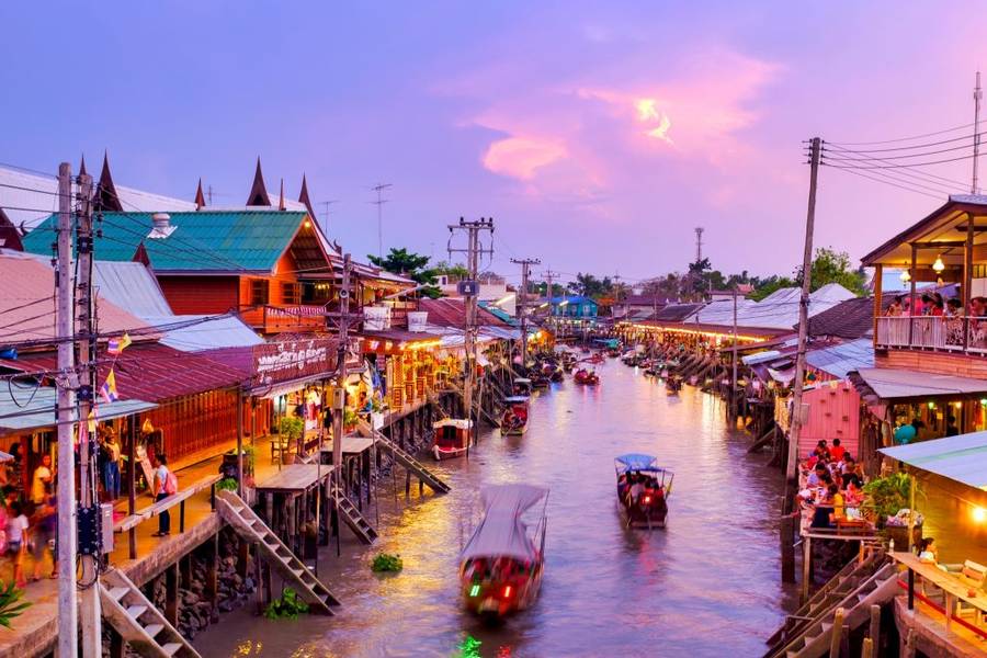 Check-in at 10 Floating Markets in and Near Bangkok. Chill by the Water and Beat the Heat!