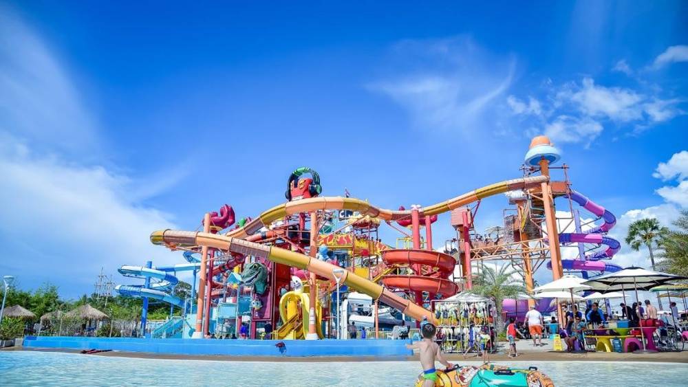 Khu công viên nước của Công Viên Siam Amazing Bangkok| Bản đồ du lịch Bangkok
