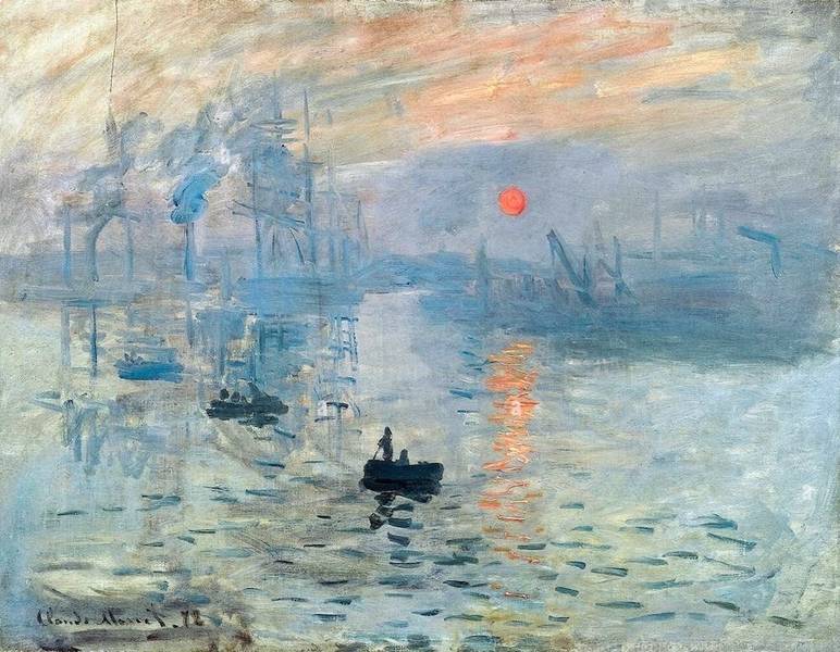 Tác phẩm “Impression, Sunrise” (1872) - Claude Monet I Sông Seine