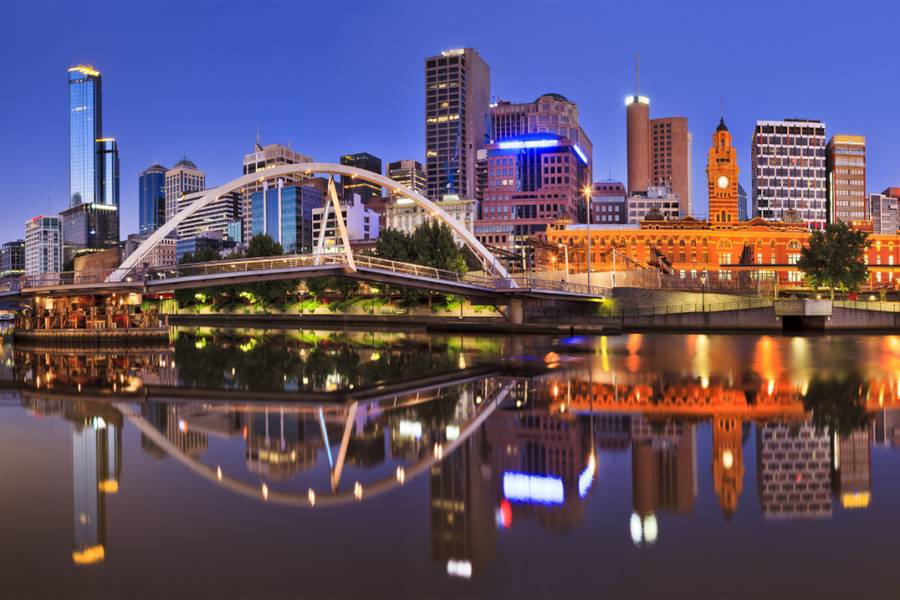 Sông Yarra về đêm của Melbourne | Địa điểm du lịch Melbourne
