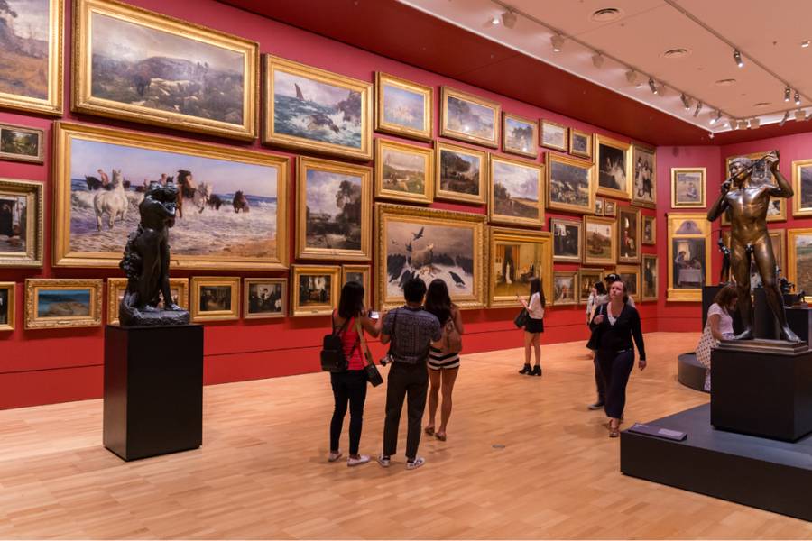 Không gian trưng bày tại National Gallery of Victoria | Địa điểm du lịch Melbourne