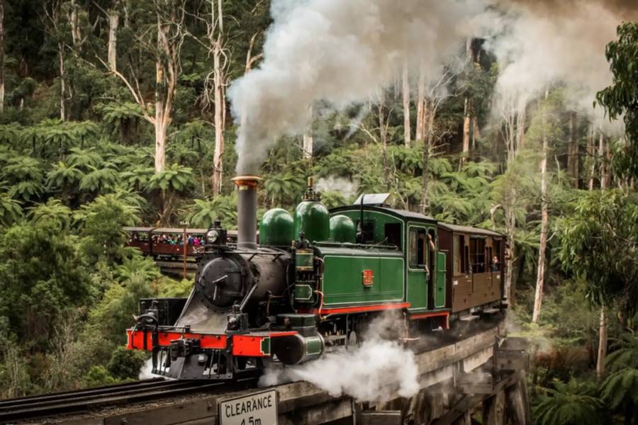 Tàu hoả Puffing Billy qua dãy Dandenong đến Melbourne | Địa điểm du lịch Melbourne