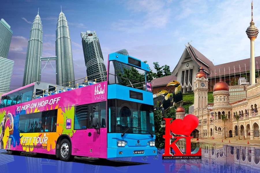 Hop on hop off KL - xe buýt 2 tang đưa bạn khám phá thủ đô | Du lịch Malaysia tháng 7