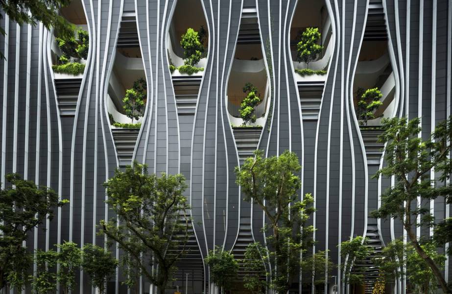 Không gian xanh thanh bình tại Sky Garden CapitaSpring | Cảnh đẹp Singapore