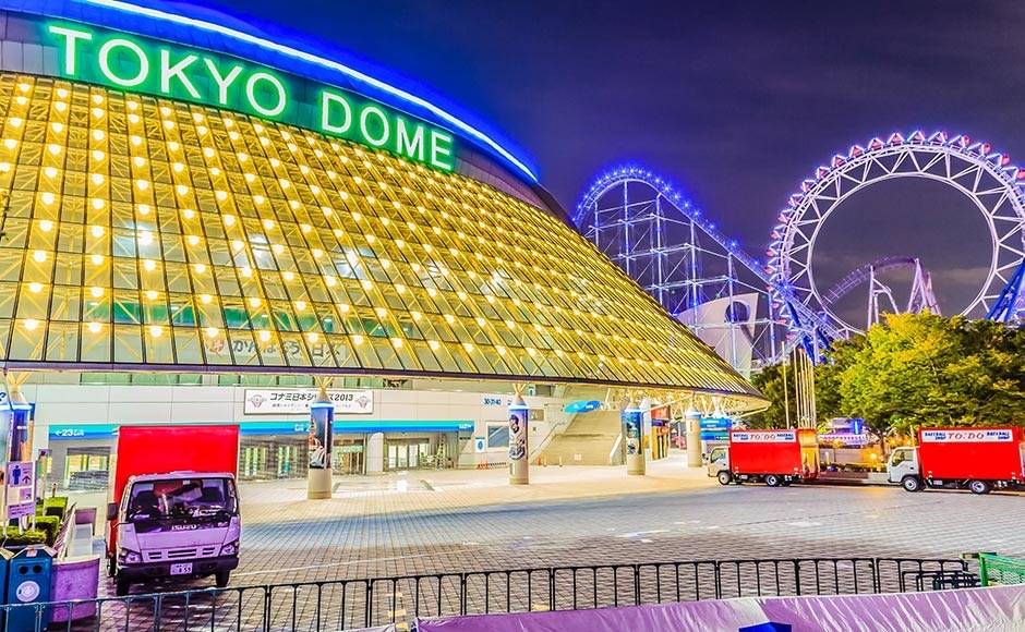 Vẻ ngoài của sân vận động Tokyo Dome