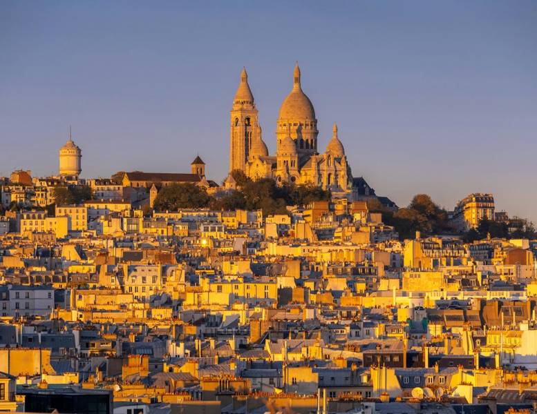 Sacré-Coeur trong ánh chiều tà | Đồi Montmartre