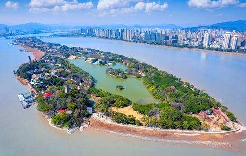 ปั่นจักรยานรอบเกาะเจียงซิน