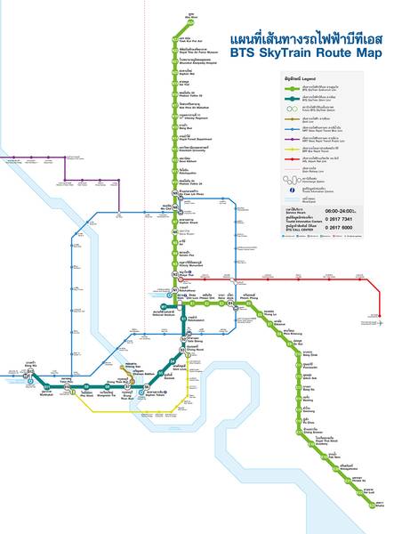 Traveloka รถไฟฟ้ากรุงเทพมีกี่สาย แผนที่รถไฟฟ้า BTS สายสีเขียว
