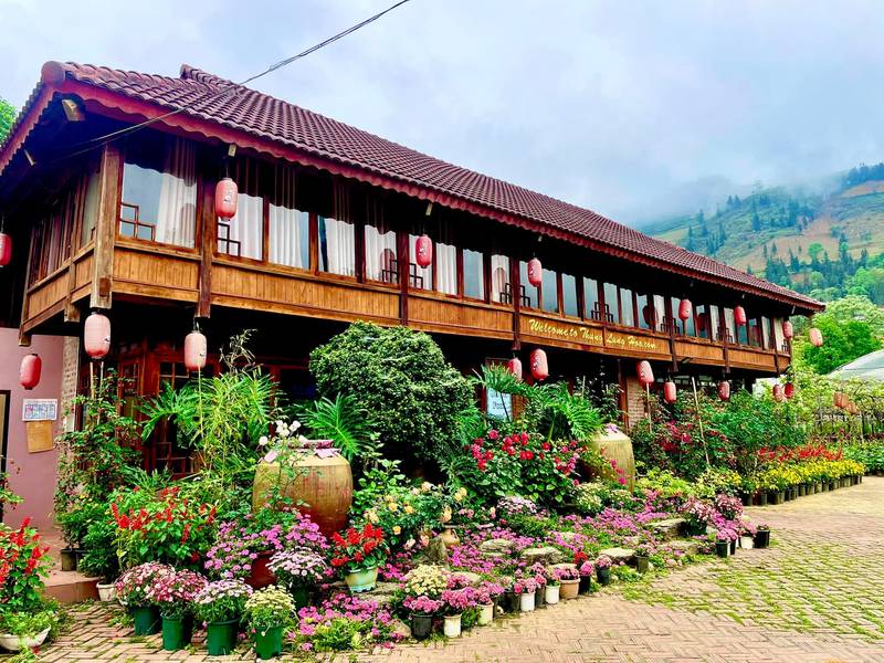 Trải nghiệm nghỉ dưỡng tại homestay trong thung lũng hoa Bắc Hà