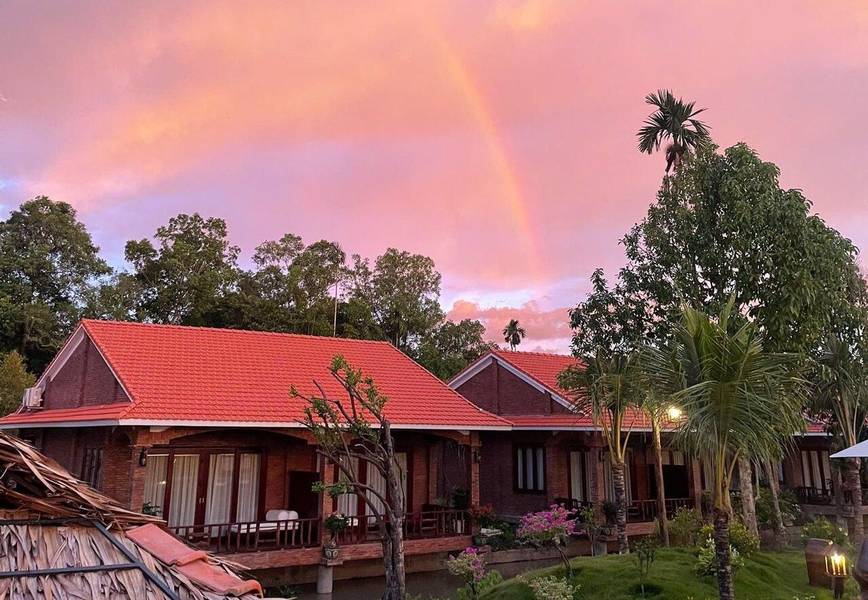Khu villa hiện đại tại khu du lịch sinh thái vườn trái cây Phi Yến