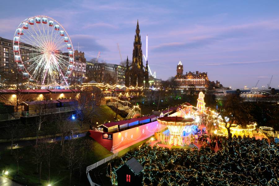 Edinburgh Princes Street Christmas Market