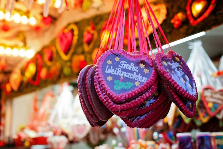 Merry Christmas; Christmas market in Germany
